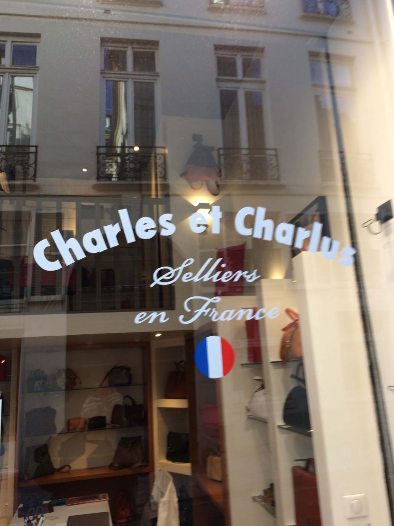 Charles et charlus　パリのショップ